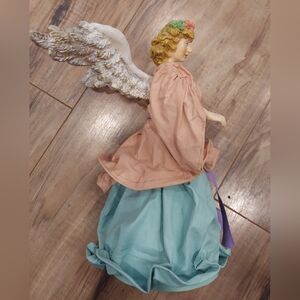 Vtg Clothtique Christmas Tree Topper Angel Possible Dreams 1989 Decoration 9 in